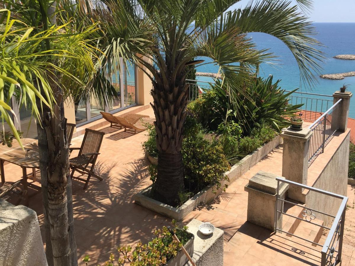 Villa L'Ensoleillee Vue Panoramique Mer, 250 M De La Plage Et Du Centre Ville Menton Kültér fotó