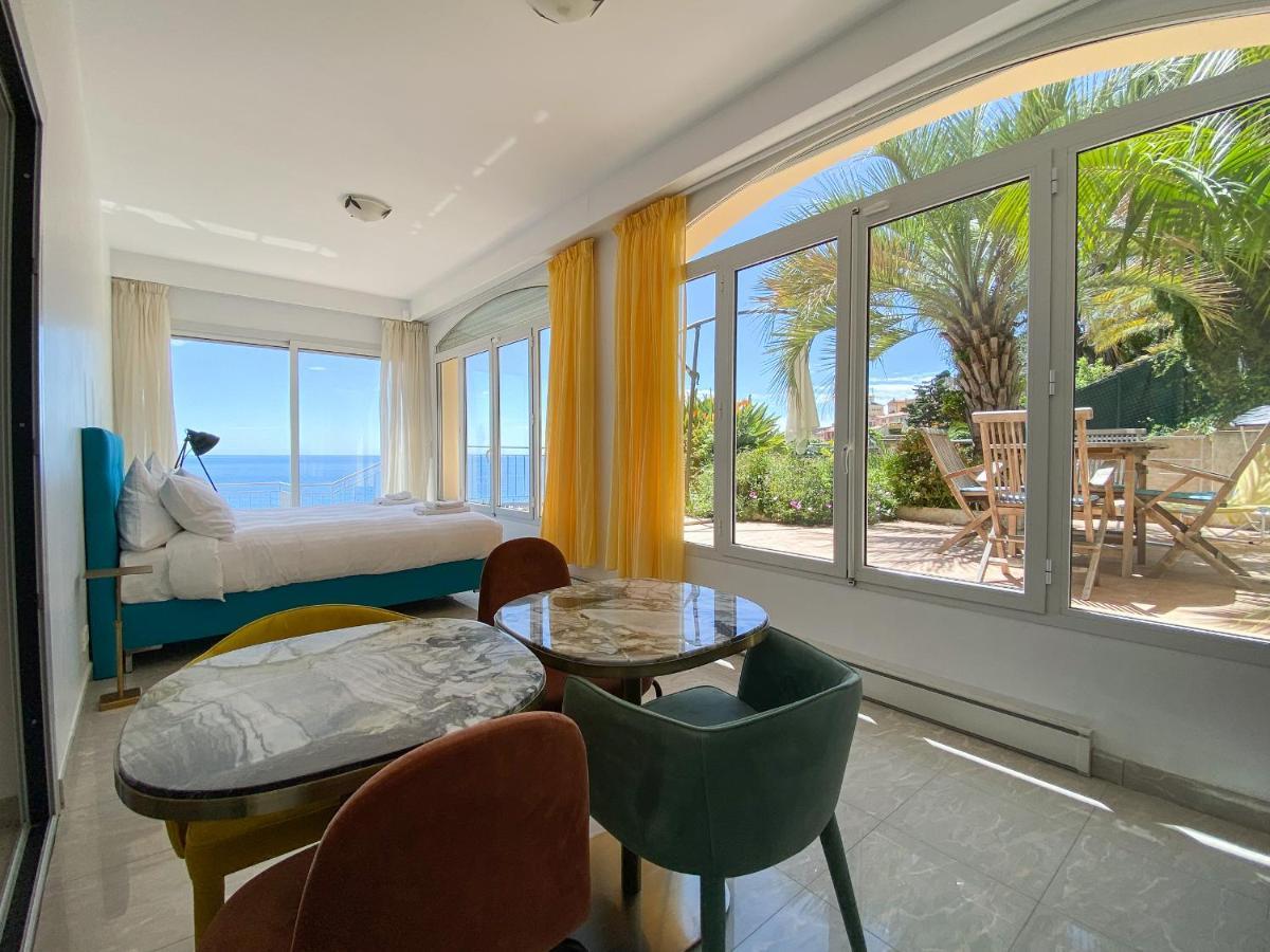Villa L'Ensoleillee Vue Panoramique Mer, 250 M De La Plage Et Du Centre Ville Menton Kültér fotó