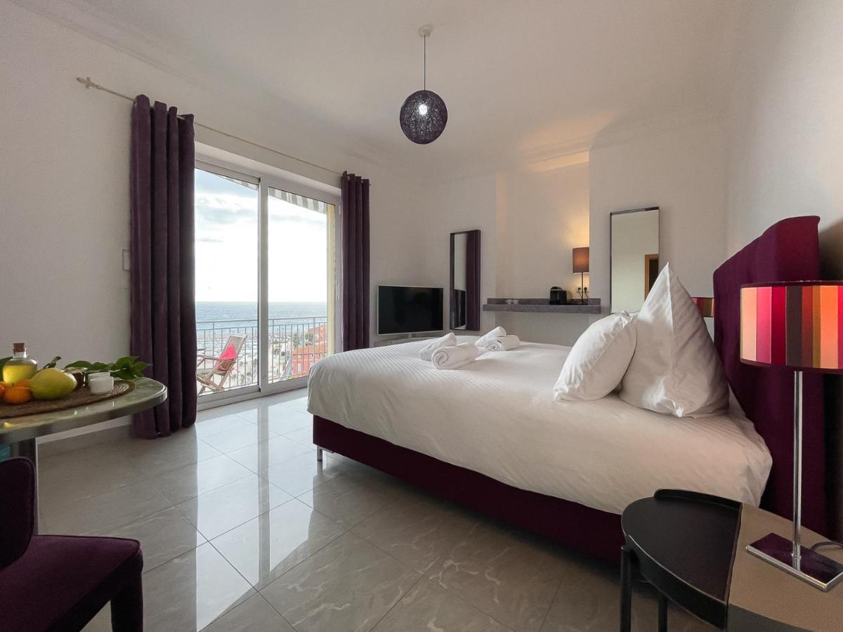 Villa L'Ensoleillee Vue Panoramique Mer, 250 M De La Plage Et Du Centre Ville Menton Kültér fotó