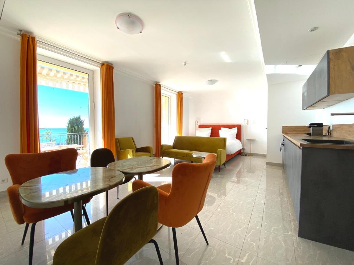 Villa L'Ensoleillee Vue Panoramique Mer, 250 M De La Plage Et Du Centre Ville Menton Kültér fotó
