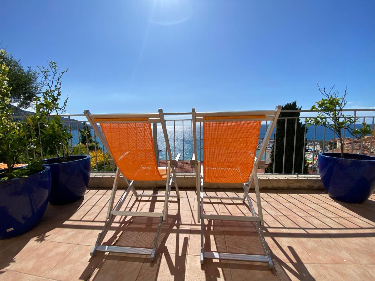 Villa L'Ensoleillee Vue Panoramique Mer, 250 M De La Plage Et Du Centre Ville Menton Kültér fotó