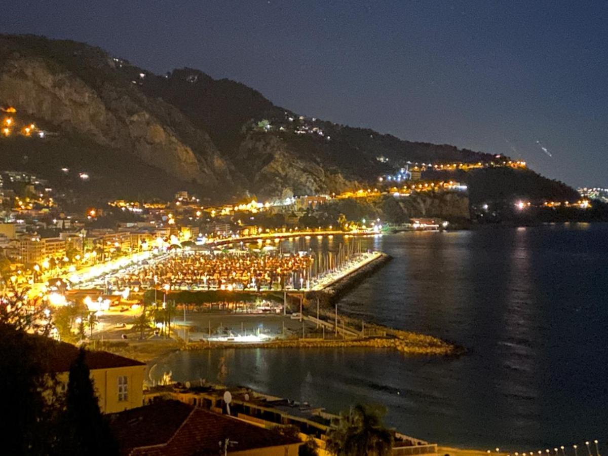 Villa L'Ensoleillee Vue Panoramique Mer, 250 M De La Plage Et Du Centre Ville Menton Kültér fotó