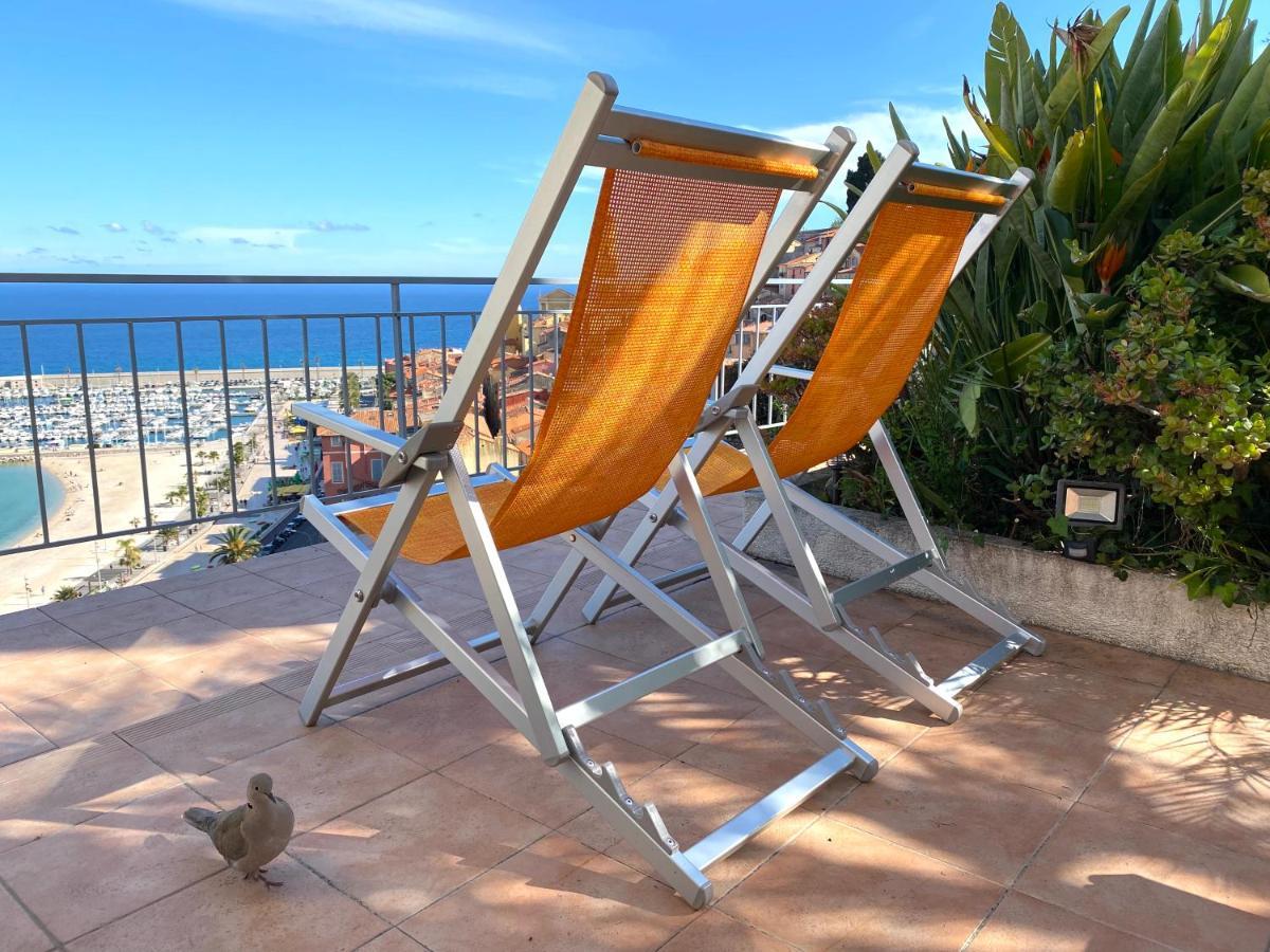 Villa L'Ensoleillee Vue Panoramique Mer, 250 M De La Plage Et Du Centre Ville Menton Kültér fotó
